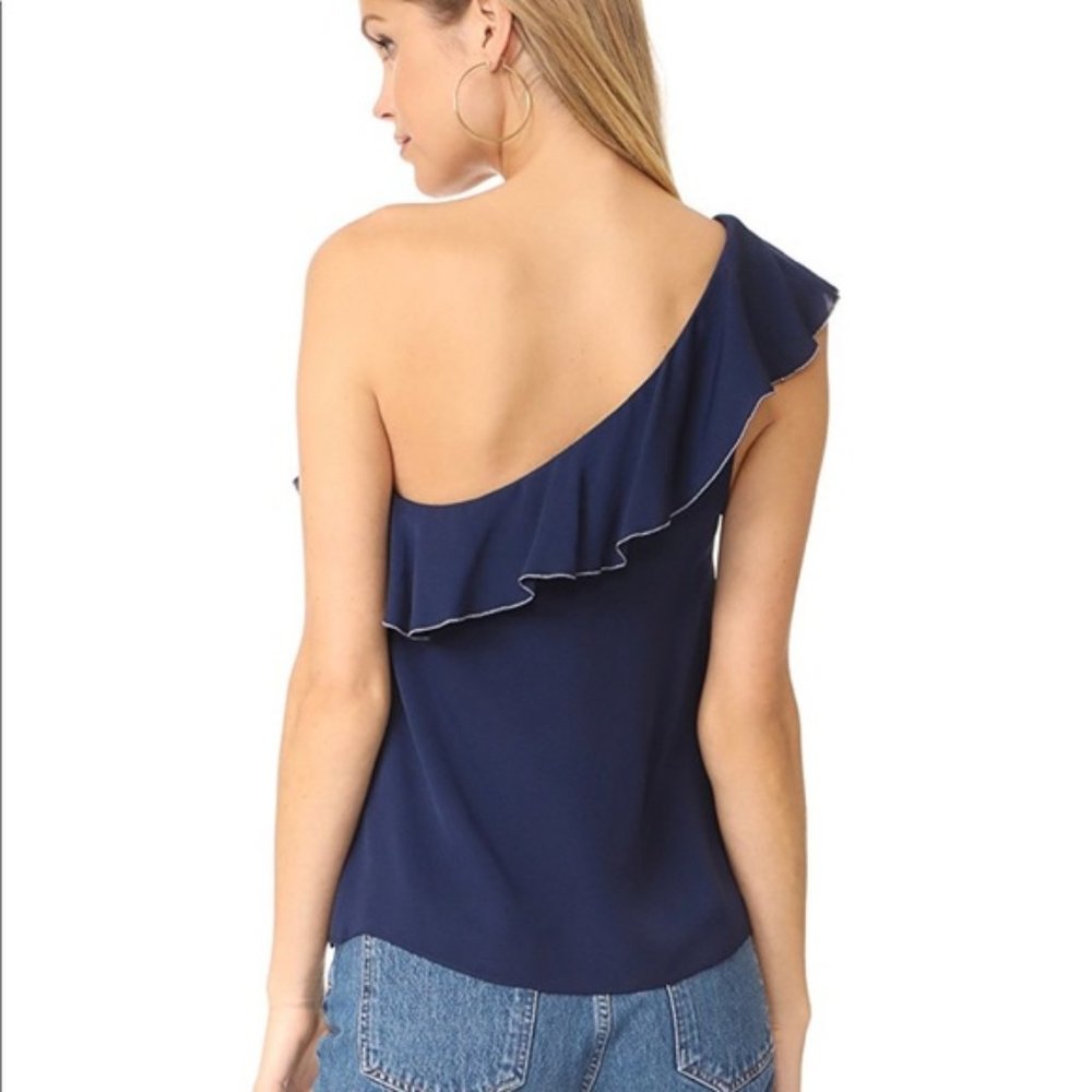 Joie Silk One-Shoulder Top - Picture 5 of 5